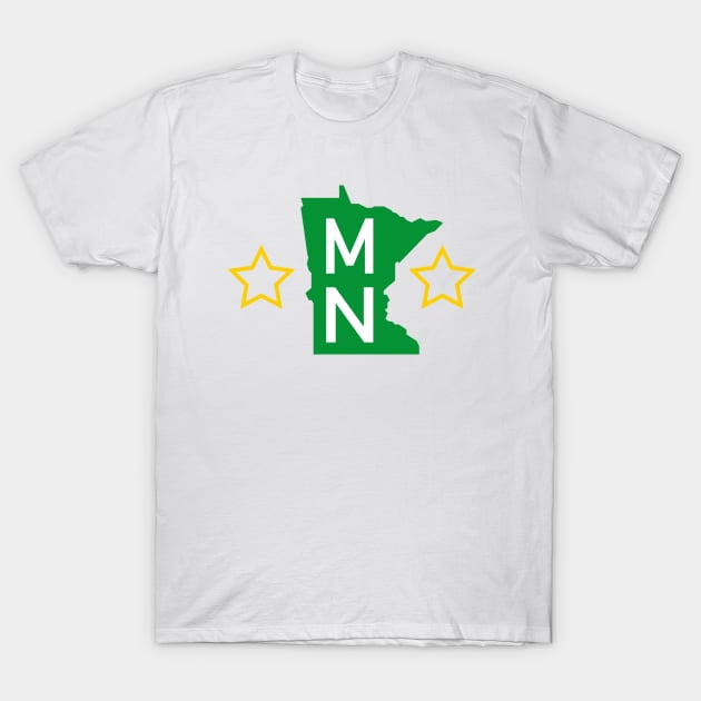 MN State Stars II T-Shirt by mjheubach